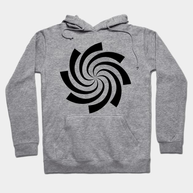 spiral circle Hoodie by HokiShop